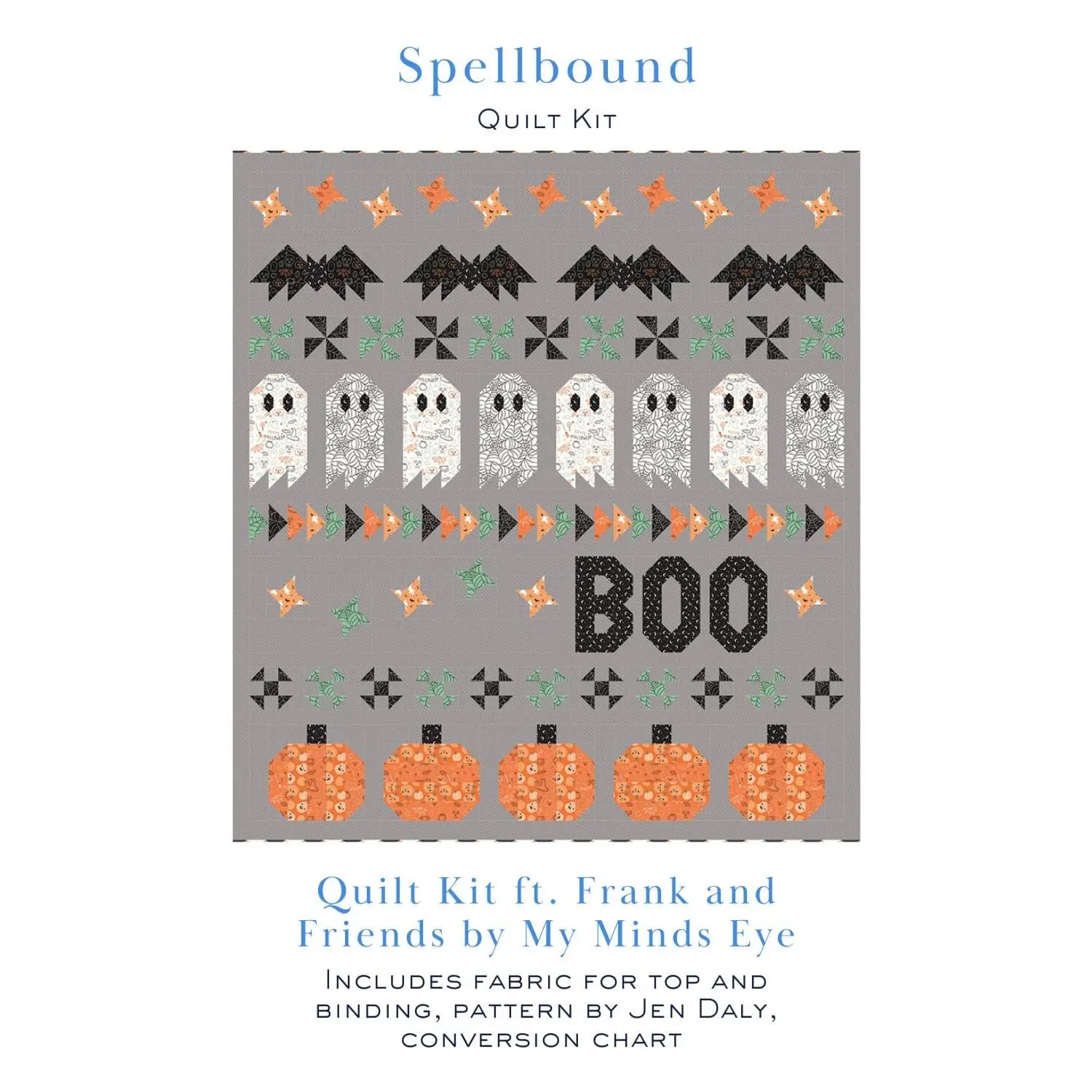 Spellbound Quilt Kit – featuring Frank and Friends Fabric Collection