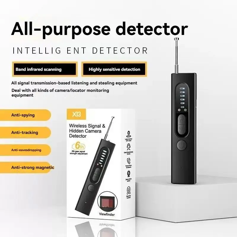Hidden Camera Detector & GPS Tracking Detector, RF Signal Scanner, Ideal for Office, Travel, Hotel & Car Use