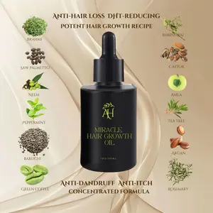 Grow Healthy Hair- Miracle Hair Growth Oil - Targeted Treatment oils combined for optimal solution against hair loss, hair aging, dandruff, itching and dryness                  Haircare, scalp comfort, hairloss, alopecia, extreme hair growth, grow hair