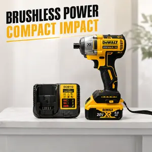 DEWALT DCF887 20V MAX Cordless Impact Driver, Brushless 1/4" Hex, 3-Speed 3800 IPM High Torque for Woodworking, Auto Repair & Jobsite