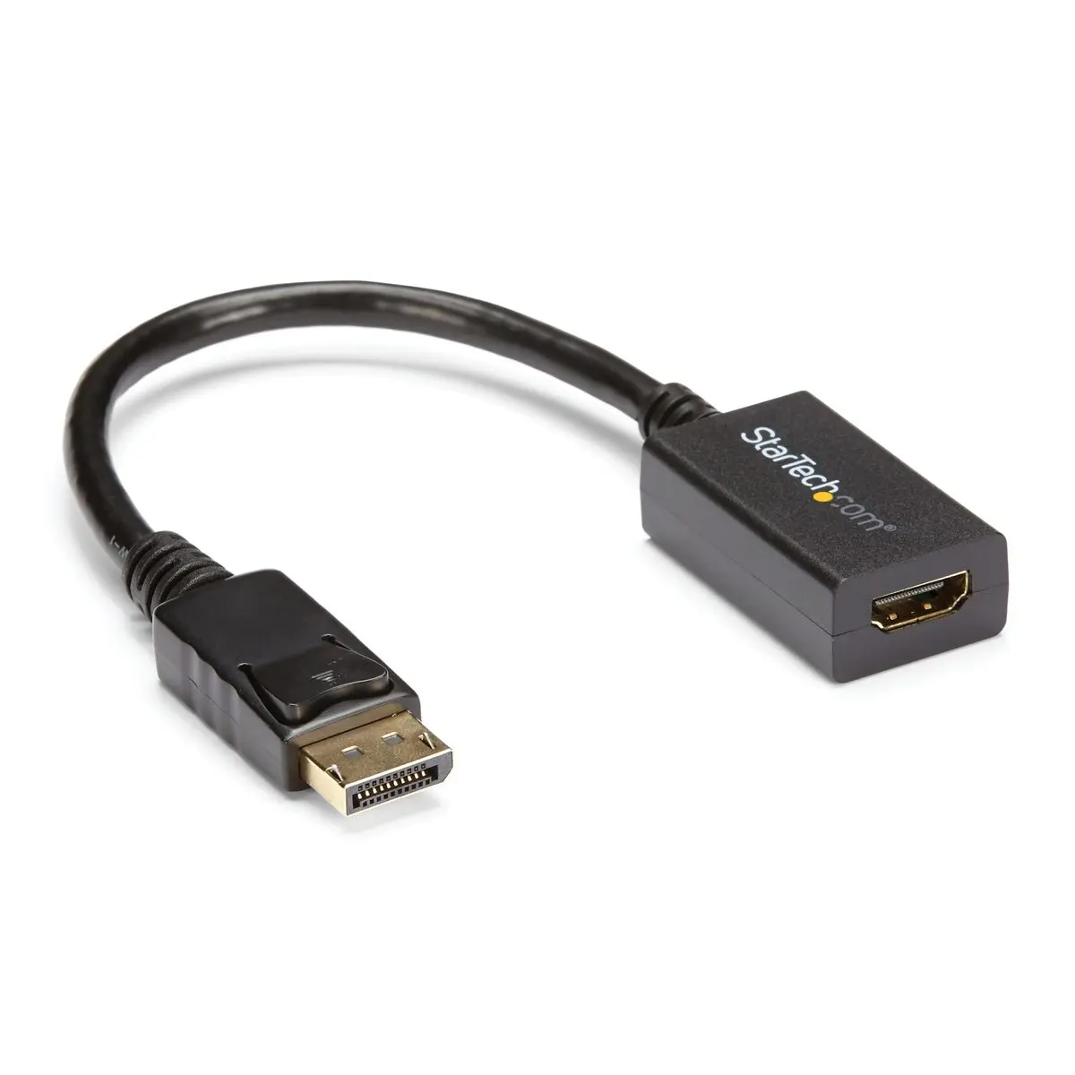 StarTech Male-to-Female DisplayPort to HDMI Video Adapter Converter - Durable Plug-and-Play Single Unit for Projector, Computer Cable Connections & Accessories