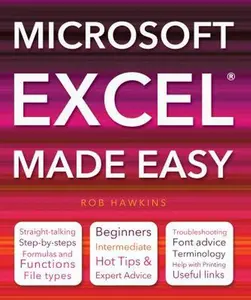 USED-Microsoft Excel Made Easy (Computing Made Easy) by Rob Hawkins (Paperback)