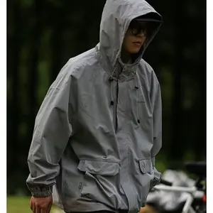 Outdoor waterproof hooded assault jacket for men, spring and autumn mountaineering clothing, couple's trendy brand sports and leisure jacket, outerwear