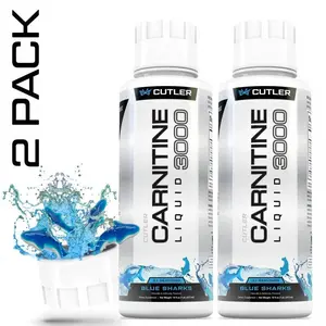 Cutler Nutrition 2 Pack Multi Flavor Carnitine Liquid 3000 Energy Sport Beverage Drink Variety Pack US Edition