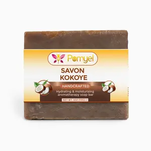 Savon Kokoye Coconut Soap (2 Bars) – Hydrating Bar for Sensitive Skin, Handmade with Organic Oils & Shea Butter