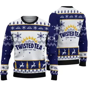 Twisted Tea Sweater,  Paid In Full Money All Over Print, 3D Sweatshirt, Realistic Graphic Pullover, Unisex Streetwear Style