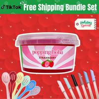 Strawberry(1lbs)+Spoon+Straw