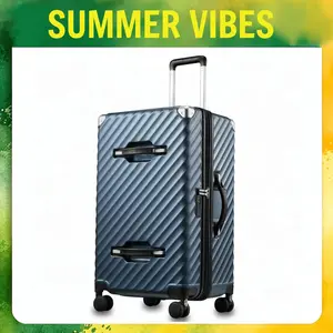 LUGGEX 28 Inch Trunk Luggage, Expandable PC Hard Shell Large Checked Suitcase with Shock - Absorbing Wheels & TSA Lock summervibes EX-Pro