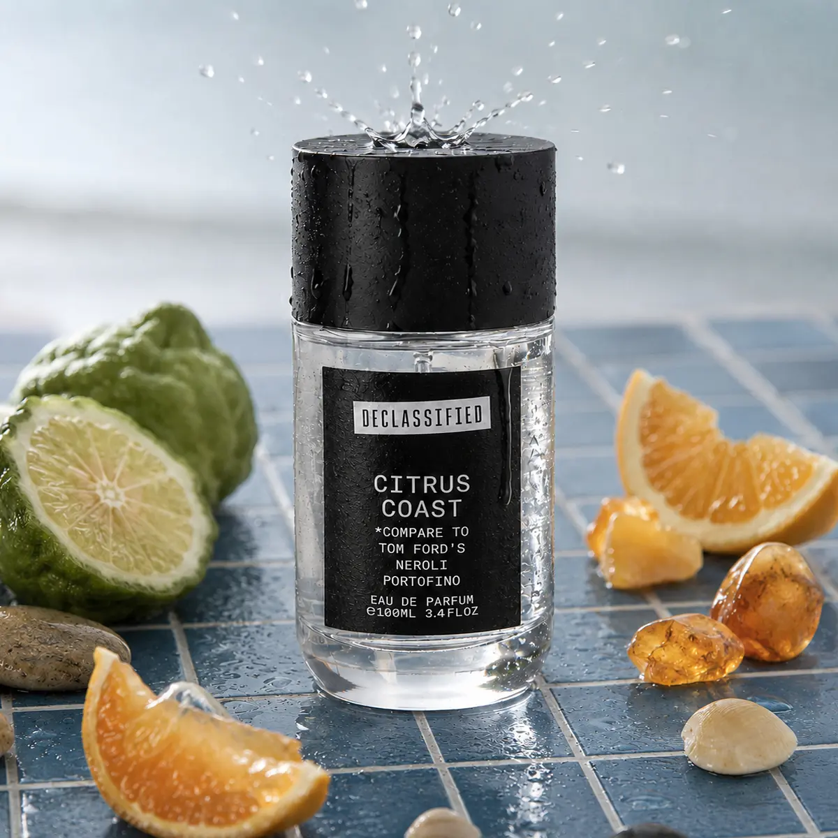 Declassified Citrus Coast | Affordable Citrus Floral | Mandarin Orange, Lemon, African Orange Flower&Neroli |100ml Unisex Eau de Parfum