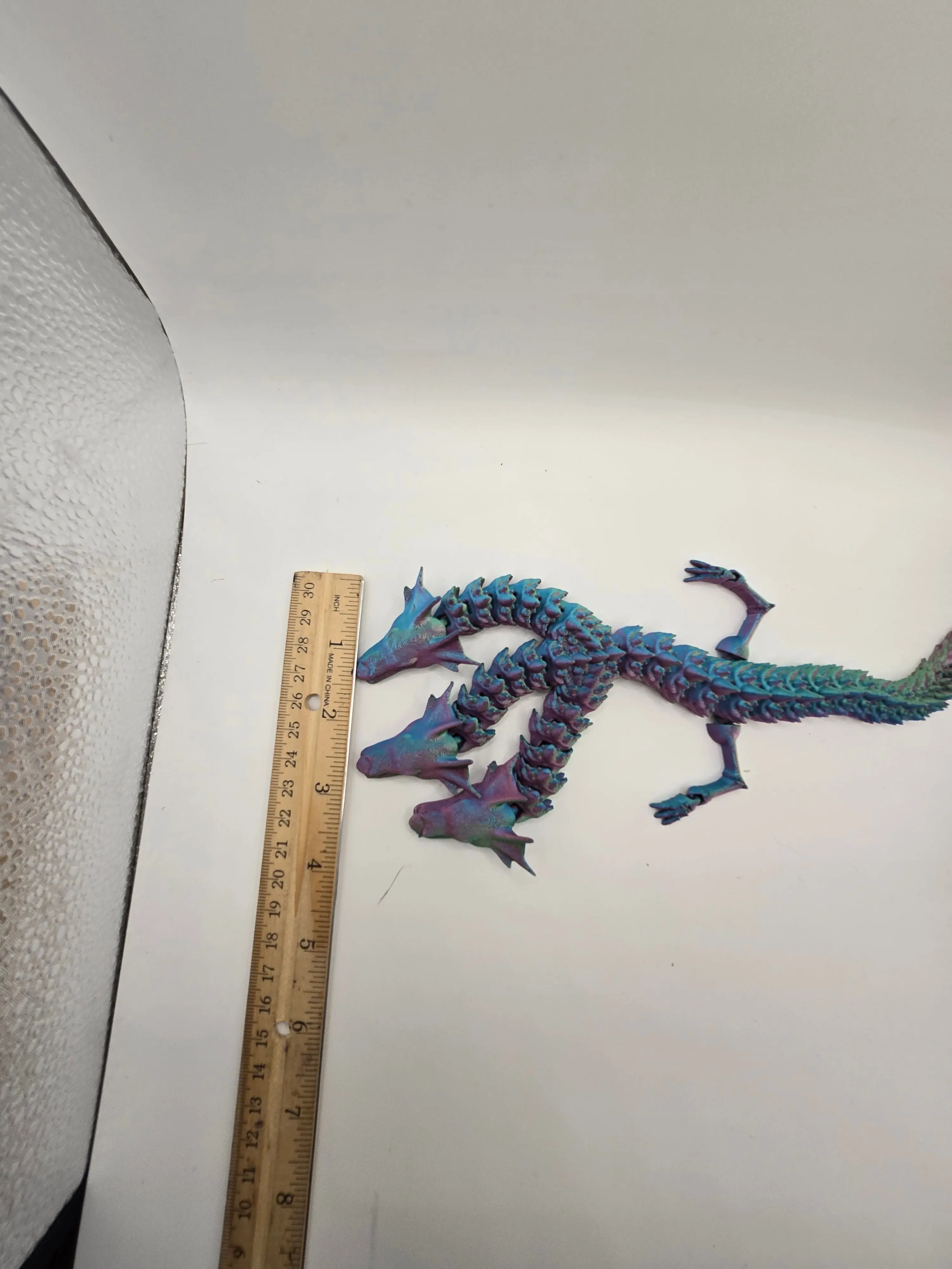 Three Headed Hydra 3D Printed Fidget Flexable - Stress Relief Toy