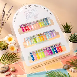 A'DOR - HEMA-Free Set 36 Colors Gel Polish - Color Me Gel-Ons Collection Part 1