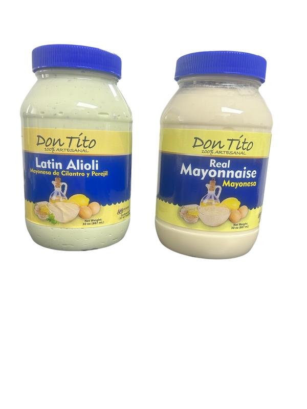 Don Tito Combo Latin Alioli and Mayonnaise Rich and Creamy flavor spread