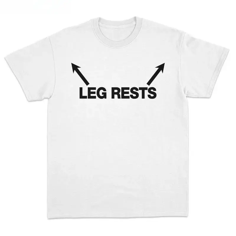 Leg Rests T-shirt, Fun & Bold Summer Streetwear Apparel Relaxed Fit