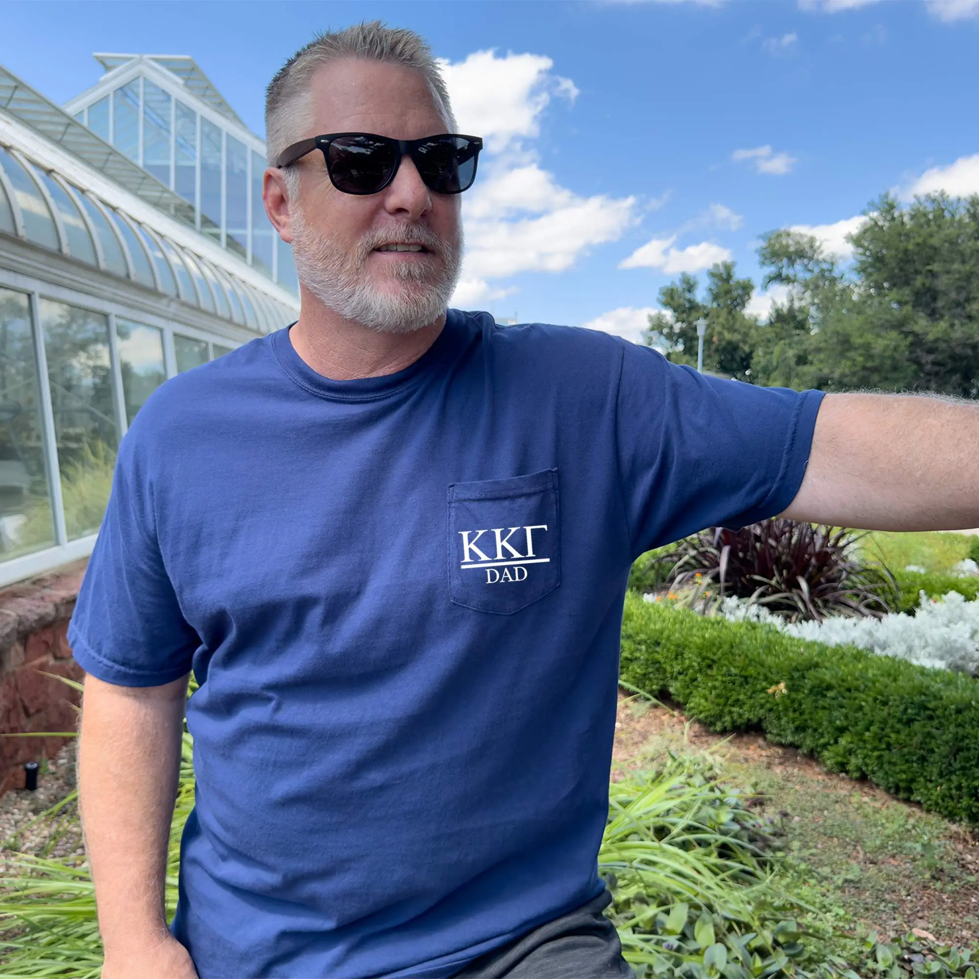 Kappa Kappa Gamma Dad T-Shirt - Navy