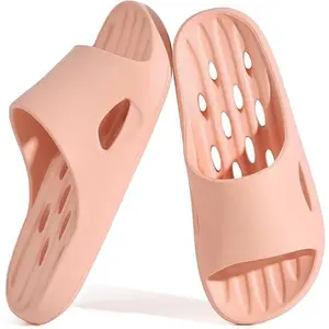 Quick Drying Shower Slippers for Women, Non-Slip Quick Drain Bath Slides, Soft EVA Indoor Outdoor Pool Shoes, Quick Dry Bathroom Sandals