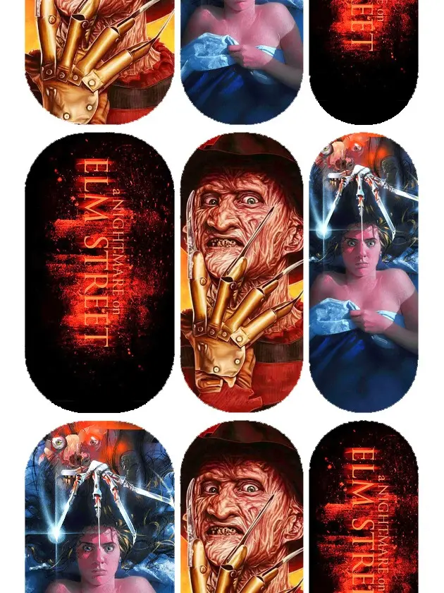 FreddyK Waterslide Nail Decals | Halloween Nail Art