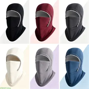 Wind Resistant Full Face Balaclava, Thick Fleece Warm Neck Gaiter With Ventilated Face Panel, Flexible Winter Protective Headgear in Various Shades, Unisex Outdoor Face Cover, Designed for Cycling, Skiing, Running and Daily Cold Weather Use