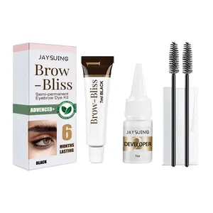 Eyebrow Dye Set, Long-lasting Waterproof, No Makeup Off And Smudging Eyelash And Eyebrow Dye Set Black