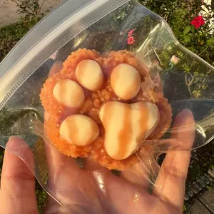 Cat Claw Rice Ball| Taba Squishy | Stress-Reliever Toy | Sensory Toy | Handmade |Desk Toy | Fidget Toy | Cute |sticky toys| squisies