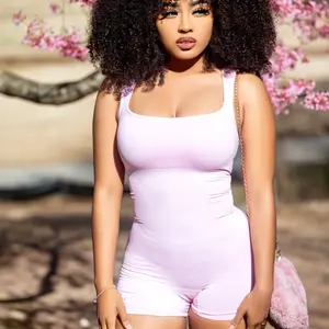 Cur-V Spring Pink Onesie Romper