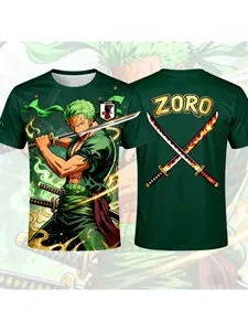 One Piece Zoro Japan Special Edition Football Shirt Football Sports T-shirt Adult Men's Casual Fashion T-shirt