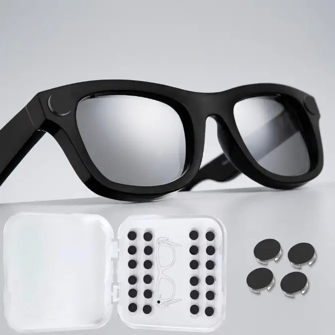 Adhesives for Ray-Ban Meta & Gen 2 Wayfarer RW4012/RW4008/RW4006, Skyler Headliner & Oakley Meta HSTN Smart Glasses - Low-Tack Adhesive Shading Sticker for Adults, Easy to Apply, Enhanced Glasses Protection, LED Light Blocking, Lightwe