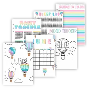 June 2026 Journaling Page Inserts