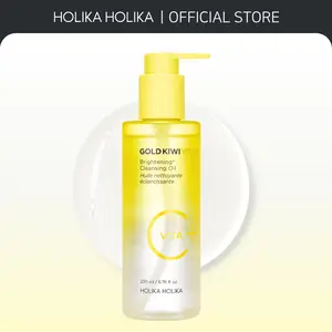 [Holika Holika] Gold Kiwi Vita C Plus Brightening Cleansing Oil - Makeup Remover for Radiant Glow & Dark Spots