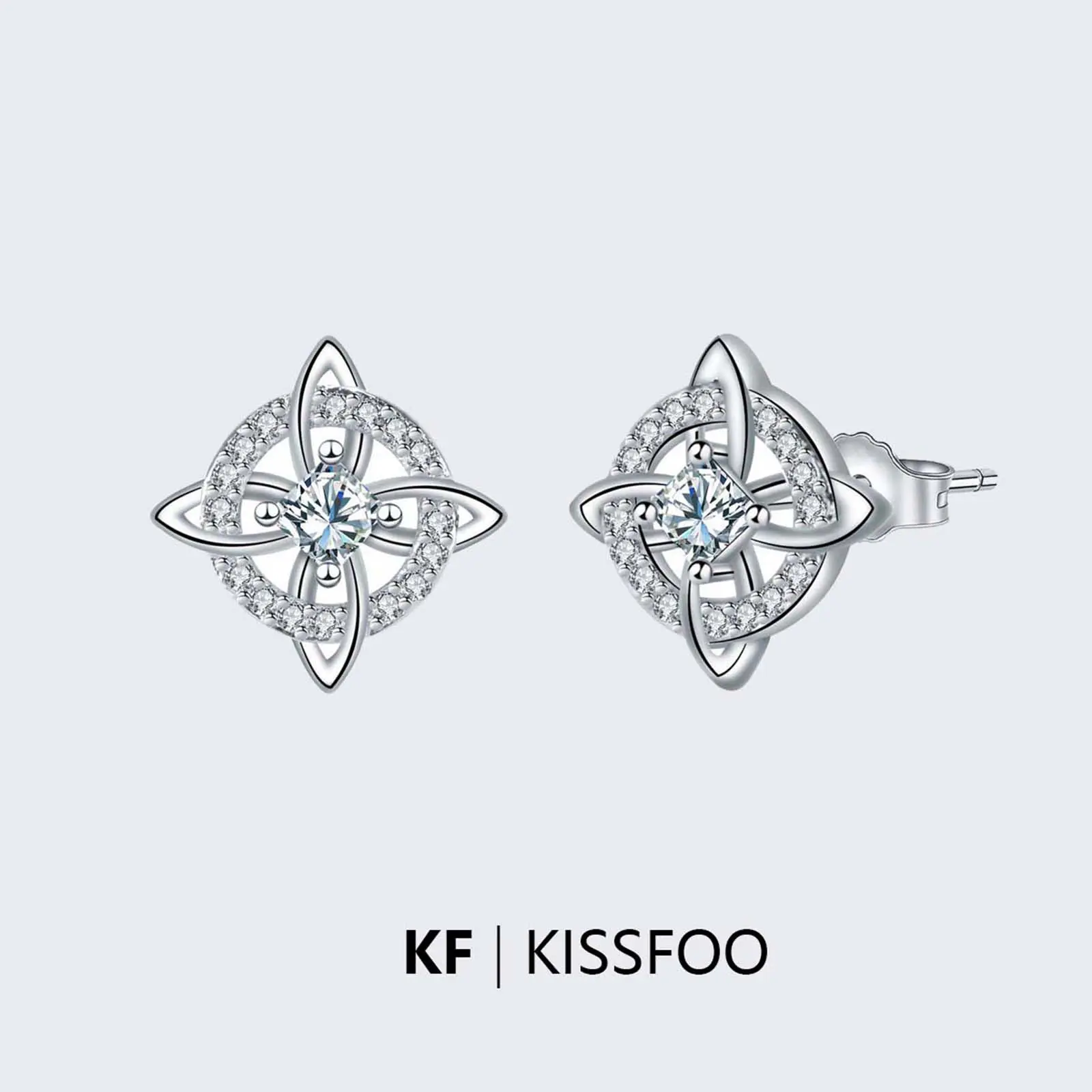 KISSFOO Unisex Witch Knot Celtic Earrings Hecate Guardian Symbol Accessory Present For Him And Her