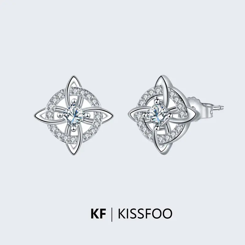 KISSFOO Unisex Pierced Safe Witch Knot Celtic Earrings Pair Set, Hecate Guardian Symbol Fashion Costume Jewelry Accessory Gift For Him And Her