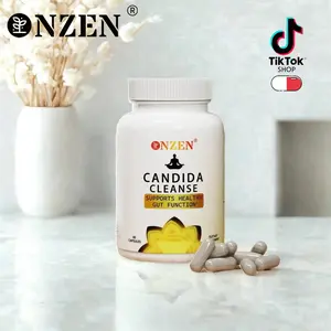 NZEN Candida Cleanse - 60 Capsules for Gut and Colon Support - Edible, Healthcare Natural