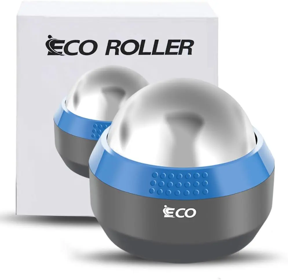 Cryosphere Cold Massage Roller Ball - Massage Ball for Cold & Heat Relief, Myofascial Release, Trigger Point Therapy, Muscle Knots - Deep Tissue Ice Massager
