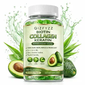 Unisex Biotin Gummies 12,000 mcg | Collagen, Keratin & Beauty Support Formula for Hair, Skin & Nails