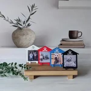Doghouse Frame - Mini | Photo Magnet Frame | Fridge Magnet Frame | Decor Versatile and Stylish Magnet Organizer