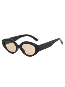 Women's Plastic Oval Wide-Bordered Cat Eye Glasses Frame, Fashion Modern Unique Style, Simple Casual Versatile Eyewear