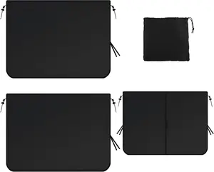 Set of 3 Car Window Shades - 95% Light Blocking Sunshades, 1 Privacy Divider Curtains,2 Side Window Covers & A storage bag, Wide Sedan SUV Accessories for Kids Baby Travel Camping Nap Sleeping