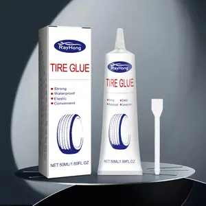 TireFix Pro Flexible Tire Repair Adhesive Quick Puncture Sealant for Sidewall Cuts Scrapes Emergency Temporary Fix for Cars Trucks SUVs Rubber Epoxy Formula with Easy Application Kit chinese