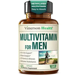 Multivitamin for Men – Methylated Mens Multivitamins & Multiminerals Capsules with Vitamin B12, A, D, C, Zinc, Magnesium & More for Complete Daily Support – High Potency Bioavailable Vitamins for Men