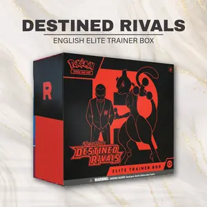 Destined Rivals Elite Trainer Box (English) Tcg Booster Packs Premium Trading Cards
