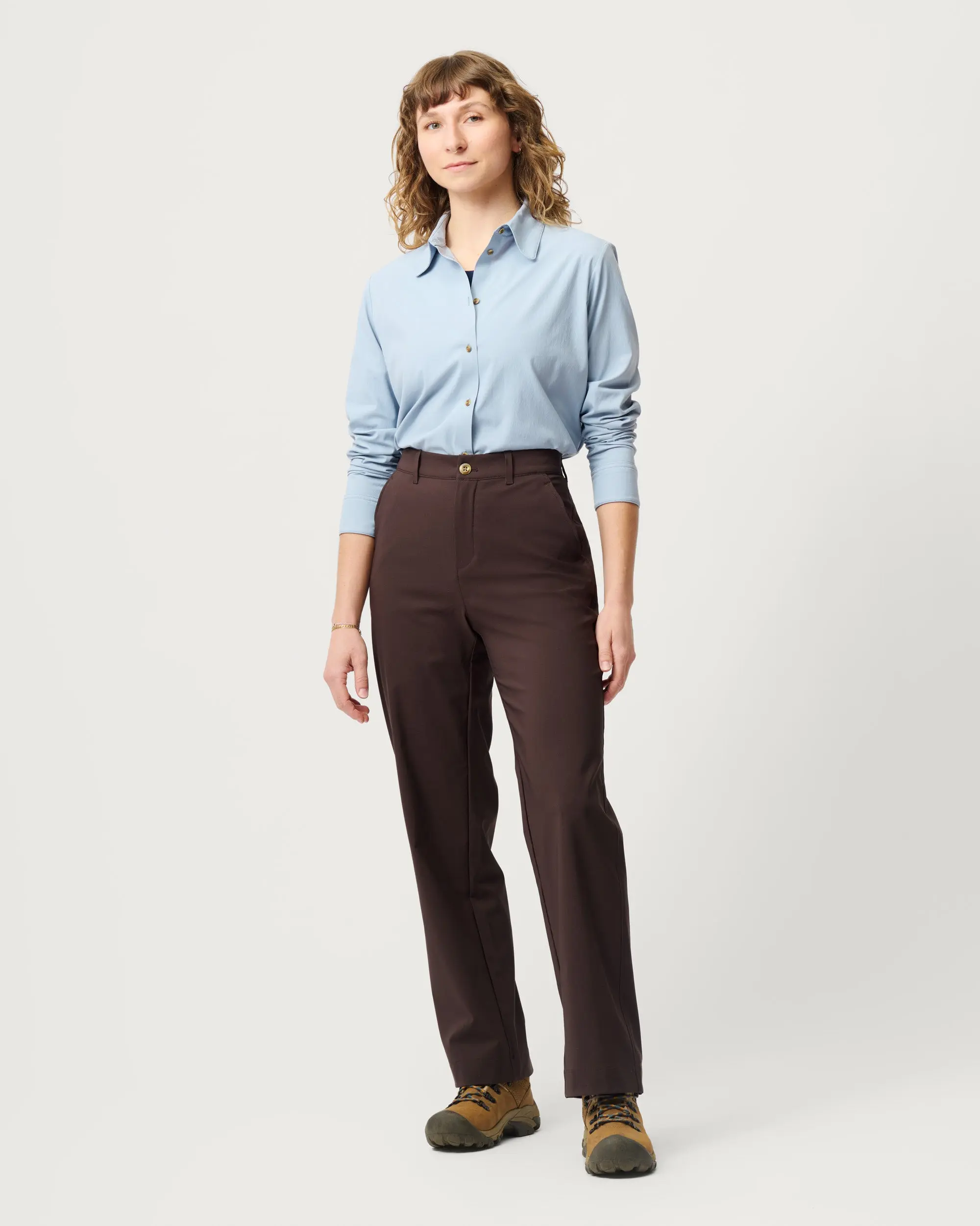Trail Trousers 02 - High-Performance Women’s Hiking Pants - Garnet
