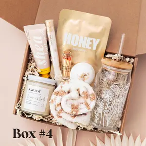 NEW Hug In A Box, Encouragement Gift, Mom Gift Set, Hygee Gift Box, Thinking Of You Box, Cozy Care Package, Self Care Basket