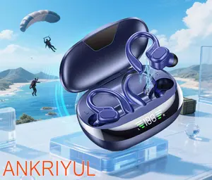 ANKRIYUL  Black  RED  Blue  Three Color SP16 Earhook  Earphone For Music Earbuds  Hiking  Climbing Walking