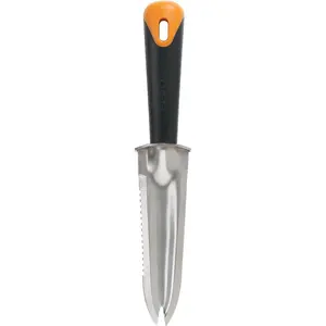 Fiskars Steel Garden Knife, Multi-Purpose Weed Puller Gardening Tool for Planting, Weeding, Digging, and Cultivating with Hanging Hole