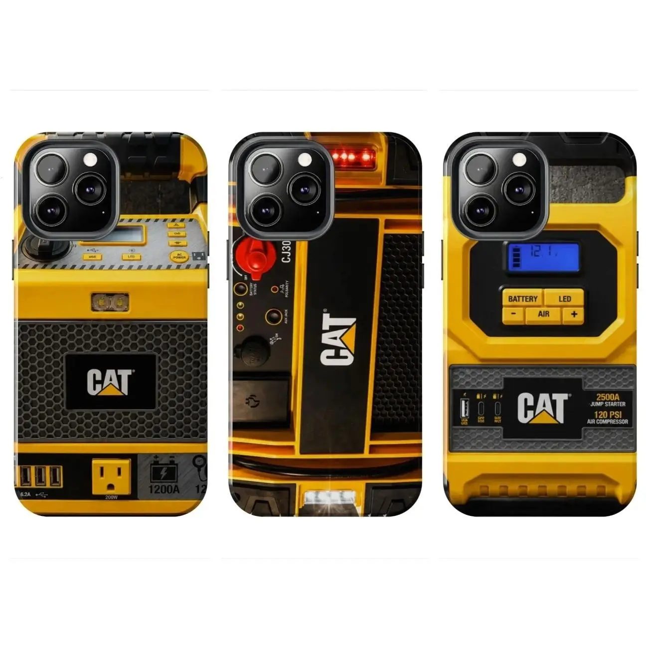 Caterpillar Phone Case - Heavy Machinery Diesel Power Case Suitable for iPhone 17-11 Pro Max/Plus and  Samsung Galaxy S23-25