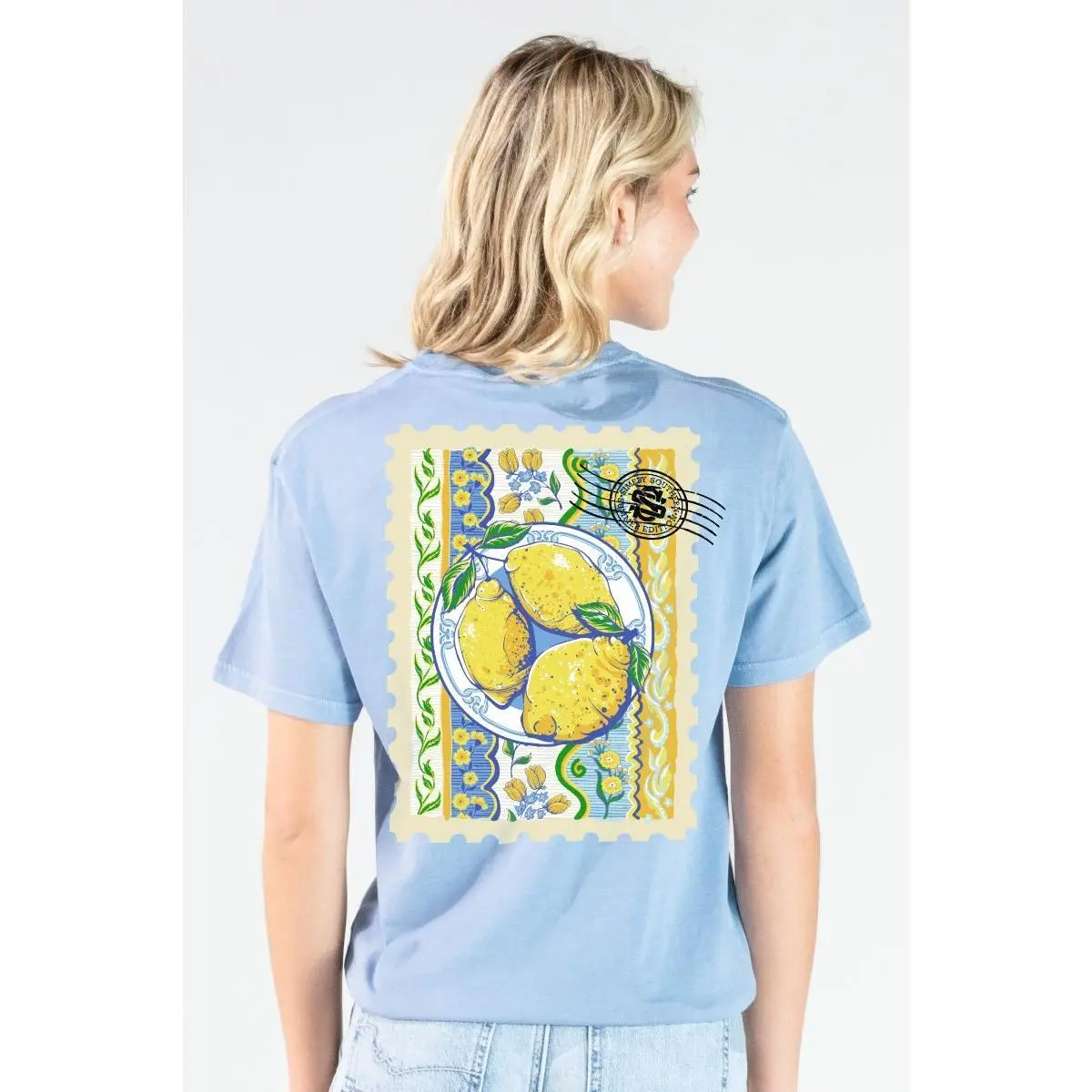 Vintage Lemon Stamp Graphic Tee by Simply Southern