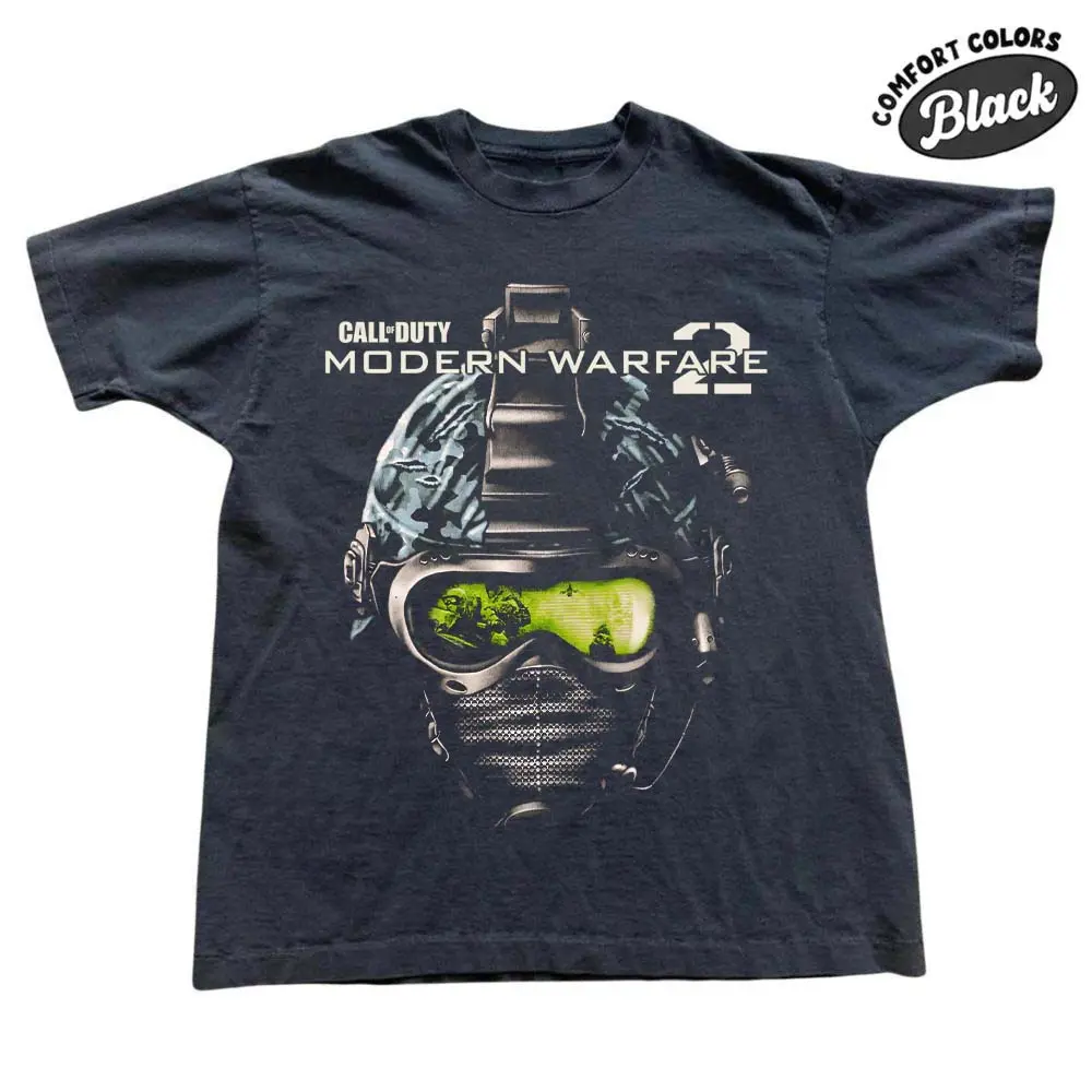 The Vintage Call Of Duty Modern Warfare 2 Comfort Color T-shirt, Horror Game T-shirt, Gift for Men, Gift for Women, Crew Neck T-shirt, Trending T-shirt