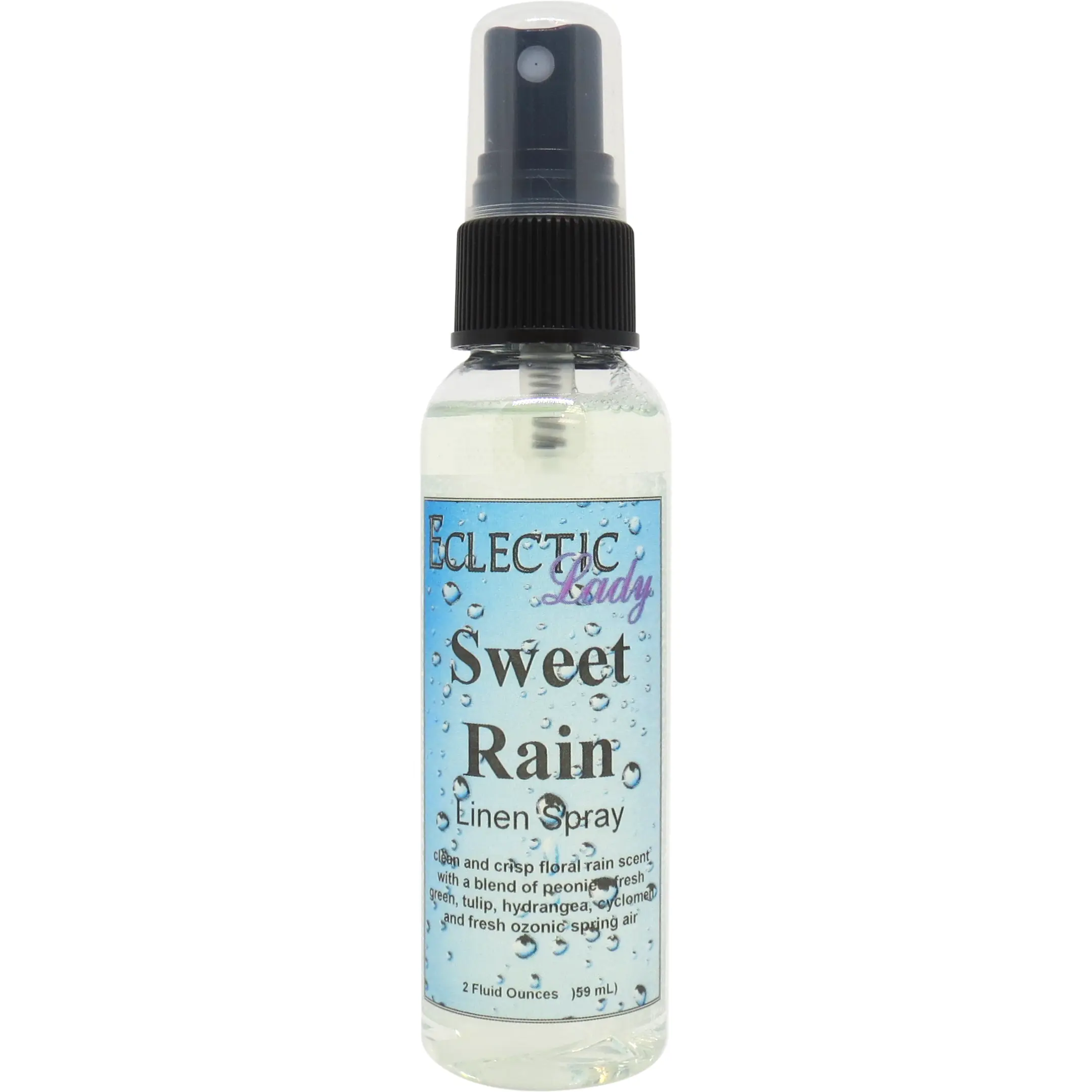 Sweet Rain Linen and Sheet Spray - No Artificial Colors, Parabens, or Preservatives - Long-Lasting Scent for Bed, Fabric & Pillow