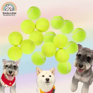 48MM Tough Bite Ball for Medium Dogs Outdoor Play Training, Polka Dot Pattern