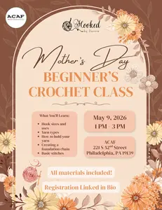 Mothers Day Beginners Crochet Class