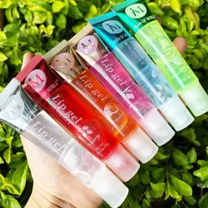 6pcs Fruity Flavor Watery Glossy Lip Moisturizer Gloss Set, Clear Lip Gel Hydrating Moisturizing, Women Lips Makeup, Wholesale